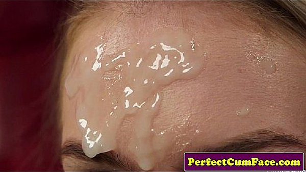 Busty cum the titfucking for facial