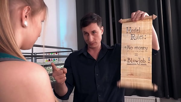 HORNY HOSTEL - Darrell Deeps - Big Tits Traveler Chick Fucked Abroad By Black Cock Full Scene  