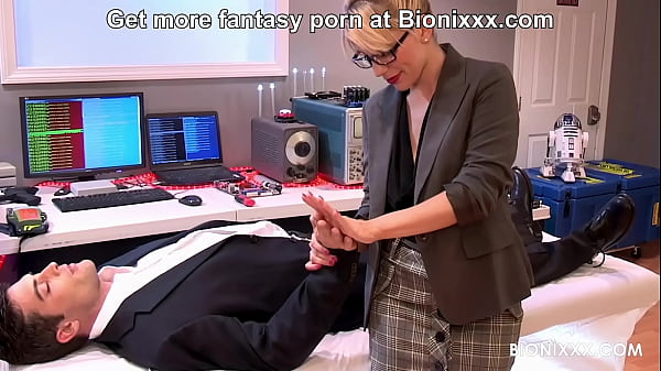 Fembots Toy Boy! Ashley Fires tries out Lance Hart for Bionixxx