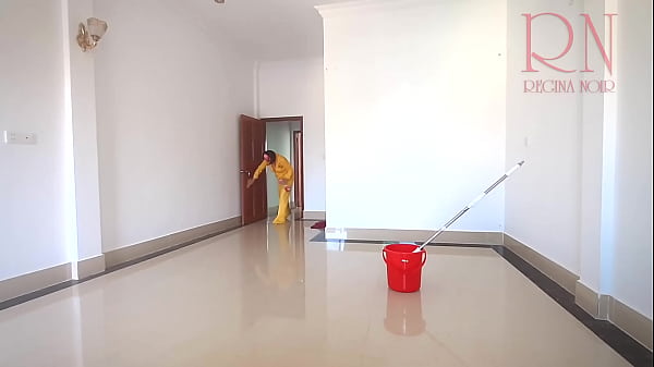 The naked maid cleans the toilet and shower. Maid without panties. maid, housewife, nude maid, fuck maid, Nude office, secretary, sexretary, nude, Naked, nude secretary, Boss, employee,  