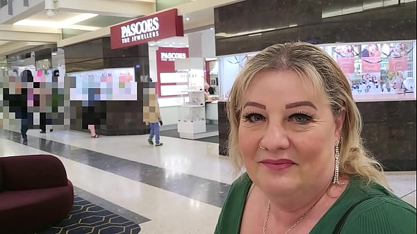 NZ Trashy bitch drinks piss in a public cubicle at the mall and then has public walk  