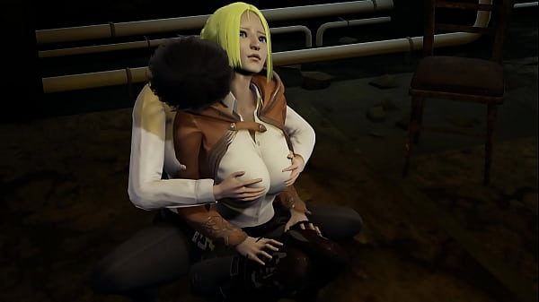 Mikasa Ackerman x Annie leonhart lesbian scene