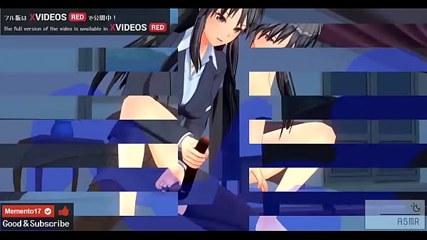 ASMRアニメ　　先輩と連続中出し濃厚セックス、お掃除フェラ　イヤホン推奨  