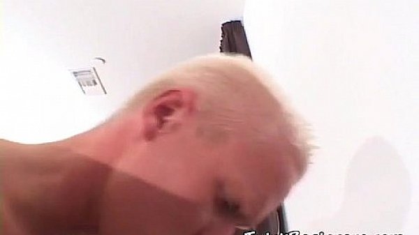 Older guy fucks hot blonde dude anally