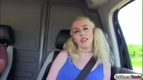 Graces car was wrecked after her bf loses control while driving. A guy came and rescued her in his car. She tells him everything that happened. The guy tries to make her feel better by letting her suck 