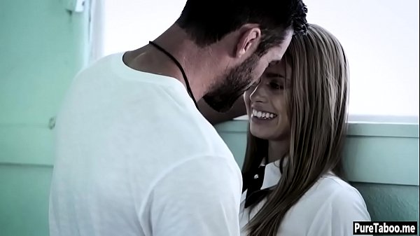 Weird petite teen fucked by an older guys huge dick