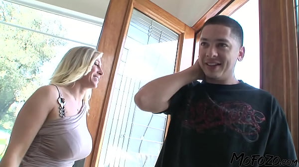 MOFOZO.com - Blonde MILF With Big Tits Is Fucking With A Big Dick 