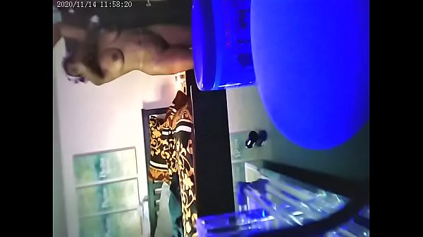 Skinny woman rubbs body