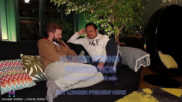 FIRST PORN - VERSATILE BAREBACK SEX WITH A FRIEND'S BOYFRIEND - MAXIME HORNS