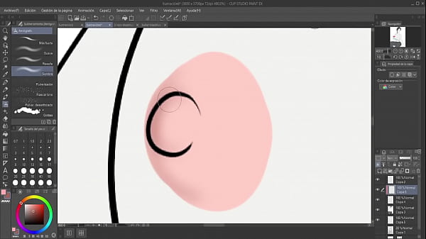 Terminando mi dibujo de la Wii fi trainer tetona