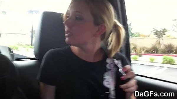 My Cute girlfriend backseat blowjob