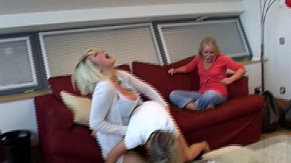 Demi & Emma play Strip Tickle