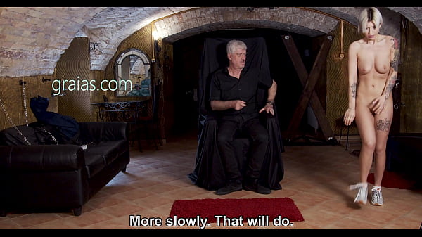 Naked bimbo slut bdsm exercise