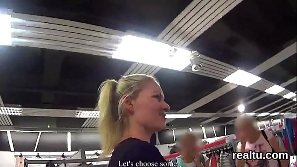Adorable czech girl is teased in the supermarket and rode in pov