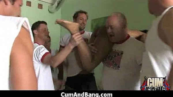 Black girl sucks many white cocks in redneck group 26  