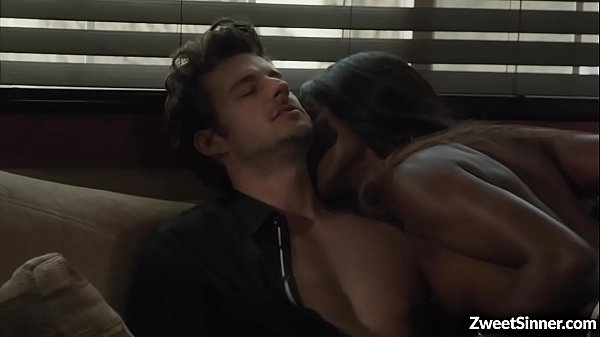 Ebony chick Ana Foxxx go crazy over a white meaty dick  