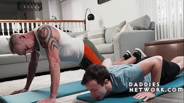 Working Out With Hot DILF