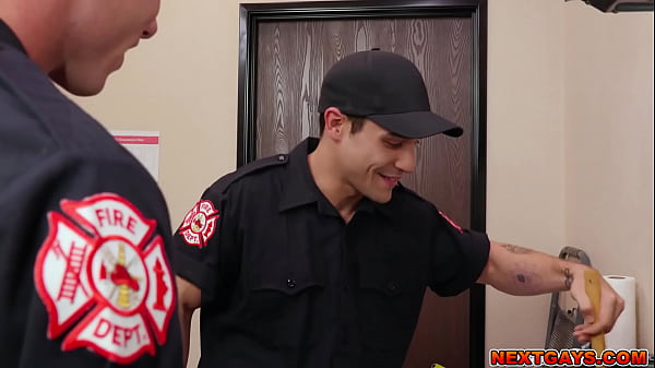 Firefighters having an intense fuck sesh 