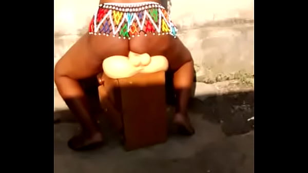 Ebony black milf enjoy playing with male toy  