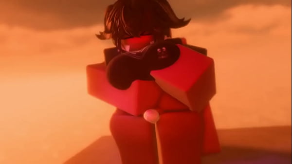 School Demon Succubus Girl rubs cock on her pussy (Roblox Animation)