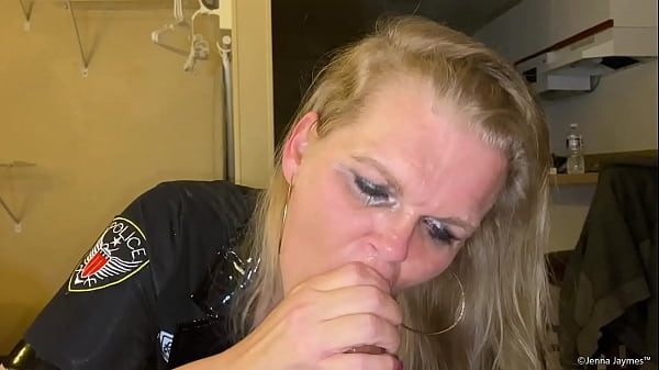 Sexy Busty Blonde Curvy MILF Officer Blows And Fucks Perps BBC