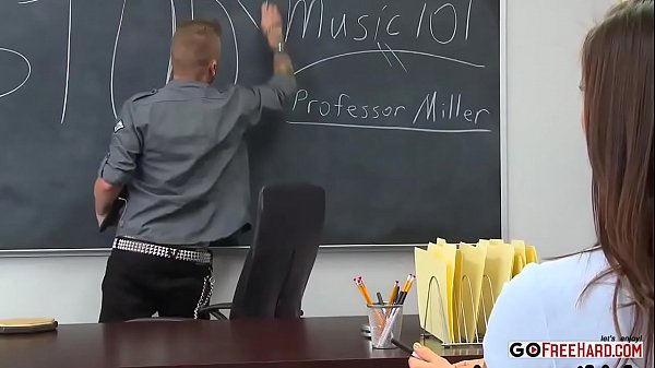 Brunette School Girl Fucks The Music Teacher
