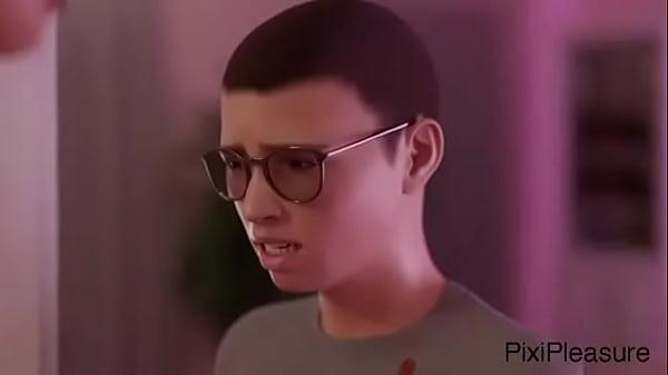 Excited stepson fucks mom with huge tits in 3D cartoon