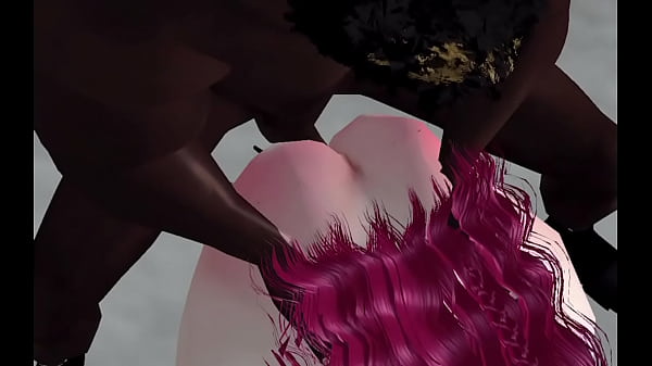 Black cock stretches her tight pussy