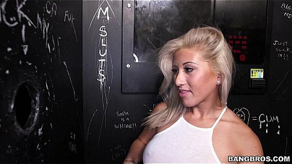 Big Tit Blonde gets a taste for Cock