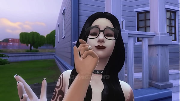 Gotica culona de tetas gigantes se deja coger por vaquero de verga gigante 