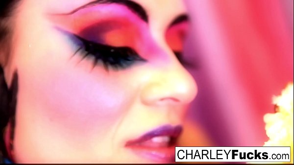 Hot brunette masurbates  