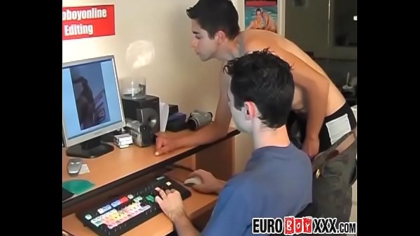 Young Euro gay twinks fuck and cum  