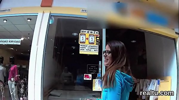 Fantastic czech cutie is seduced in the mall and penetrated in pov