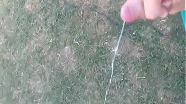 Paja en el patio de casa 