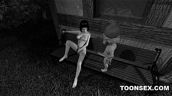 3D Babe Has Her Tits and Pussy Fucked by a Dwarf