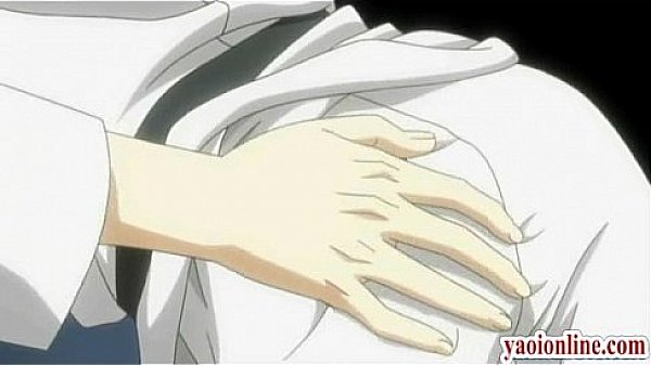 Blonde hentai gay licking his boyfriend  