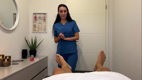 Where Relaxation Turns to Temptation. Her Hands, His Weakness