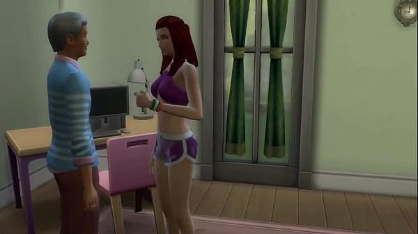 Perverted old man fucks his beautiful tenant in the pool and sticks his huge cock up her anal ass  