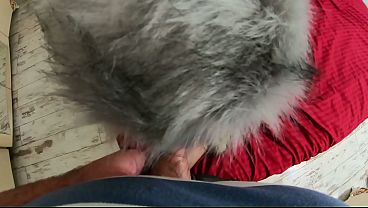 Luxurious Fur and Downjacket Fetish Ending with Cum on My Outfits  