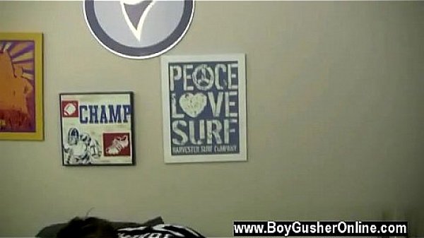 Teenage gay gusher boy punished Bobby has a really cute sleek assets 