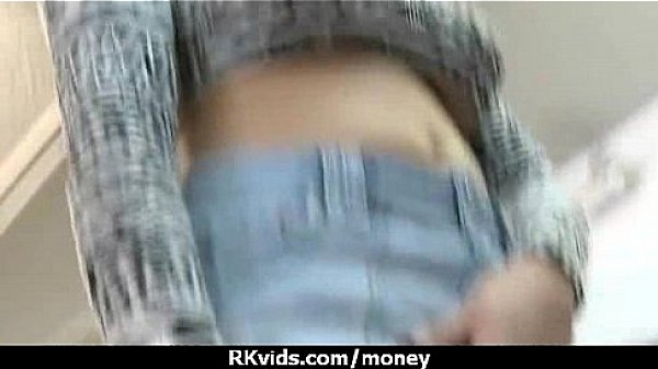 Amateur girl accepts cash for sex from stranger 30