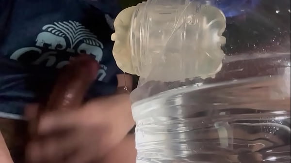 jerk off with sex toy  