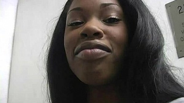 Initiating black girl in the art of interracial gloryhole blowjob 5  