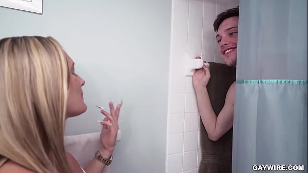 GAYWIRE - Tight Twink Gets His Anus Hammered By DILF Stepdad 