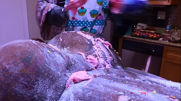 Gibby The Clown makes a human cake!