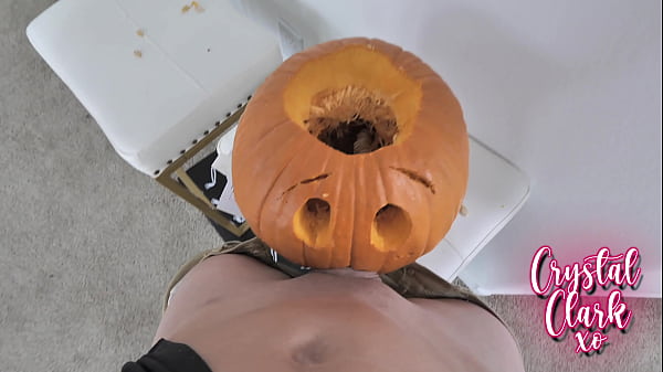 Hot Step-Aunt Wants My Help Designing Halloween Pumpkins