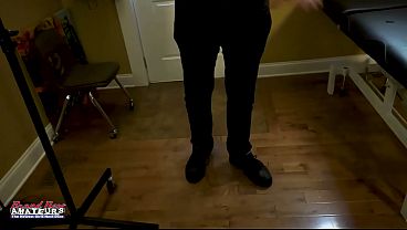 Lovely Busty Brunette Kylie Enjoys Sucking A Tasty Boner To Get Banged!