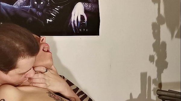 Stepdaddy has neck fetish and licking his slut bitch pt1 HD 