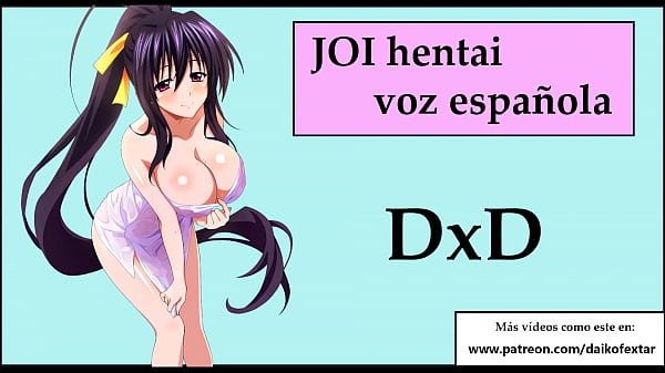 JOI SPH hentai con voz espa&ntilde;ola de Akeno jugando contigo.  