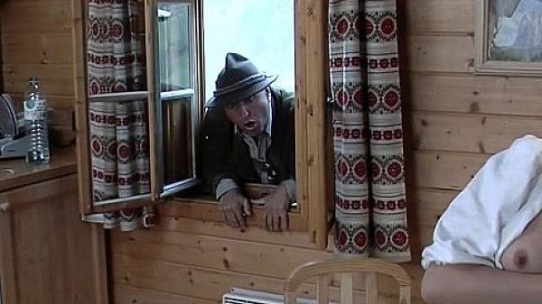 Mountain fuck fest threesome